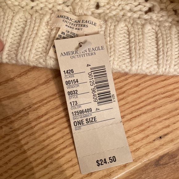 America Eagle hand knit beanie hat OS - Picture 2 of 6